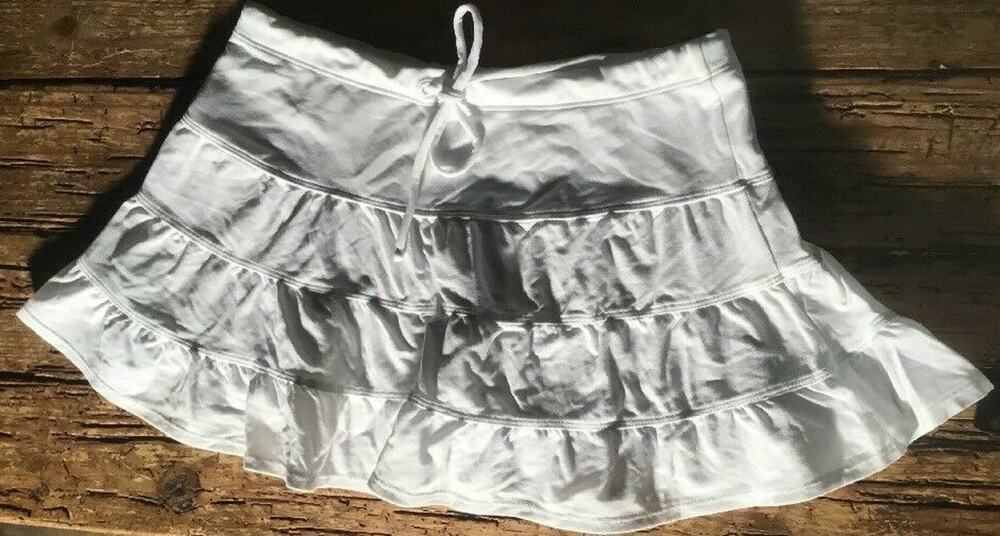 Body Glove Women's Smoothies Lambada Mesh Cover Up Skirt,White Size XS
